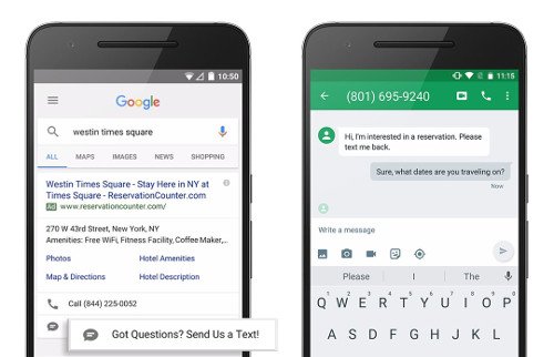 How Nonprofits Can Use Google’s New Text Message Ad Extension